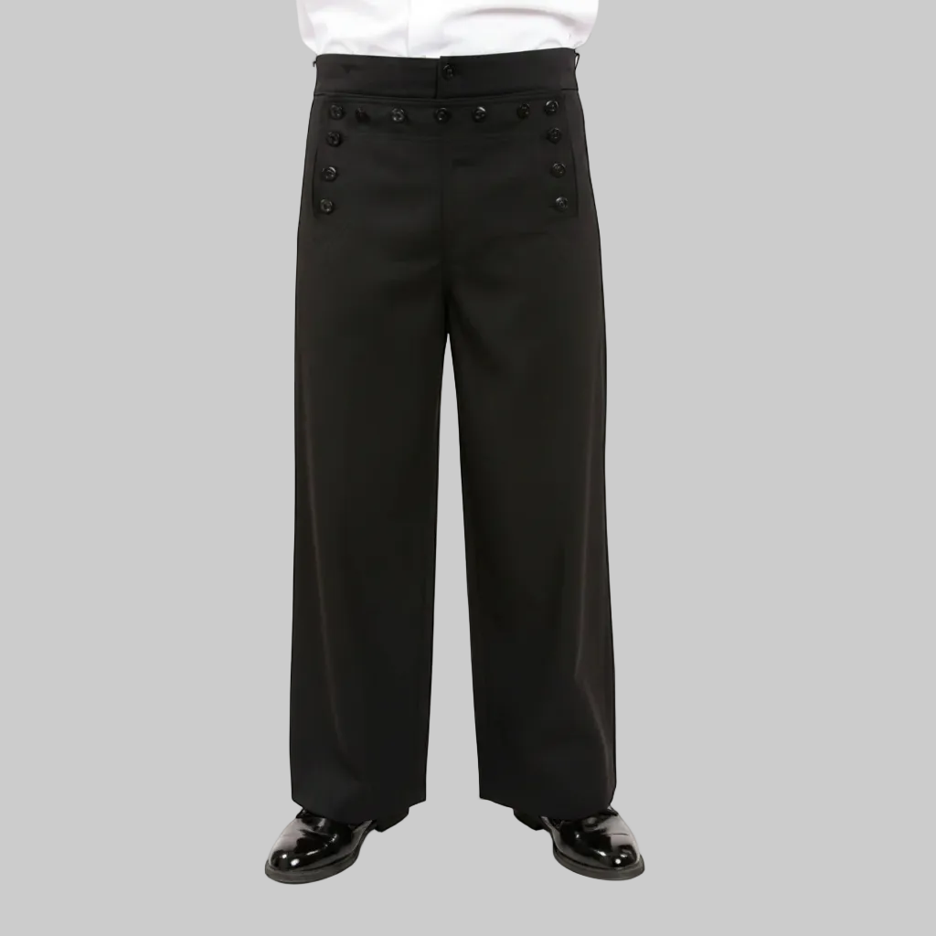 Authentic US Navy 13-Button Sailor Pants — Real Military Surplus