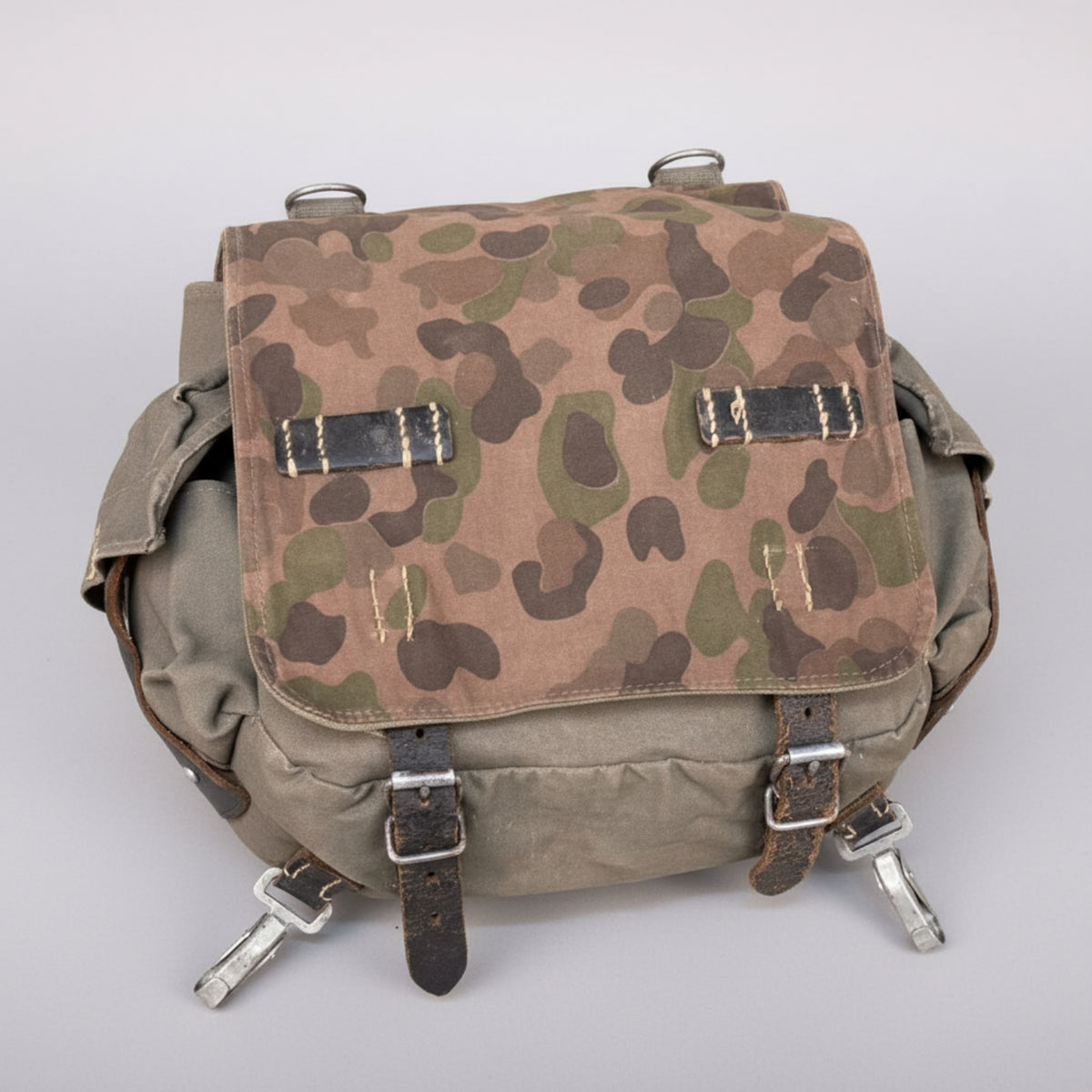 Vintage Austrian Military Haversack | KAZ57 Camo | Bundesheer 