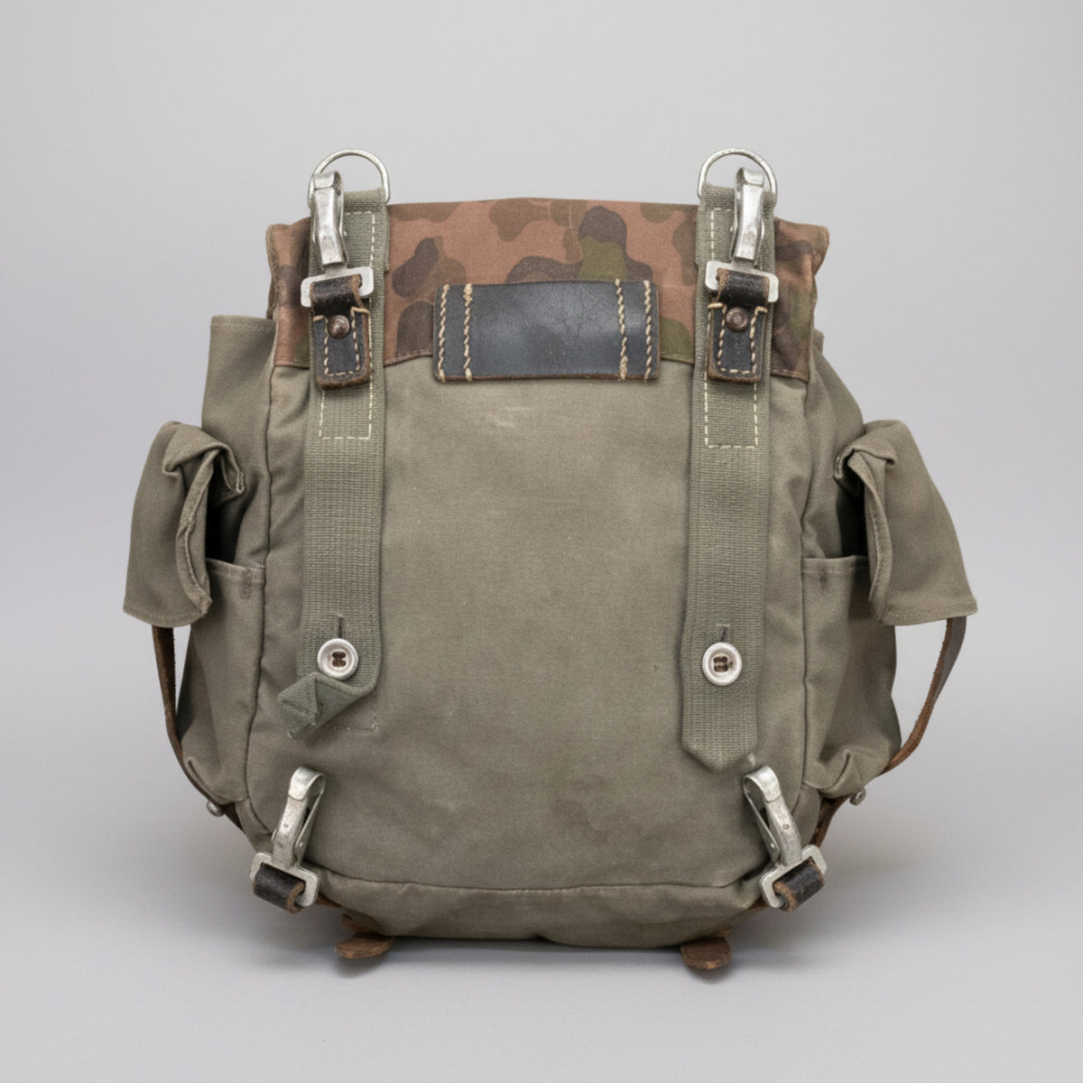 Vintage Austrian Military Haversack | KAZ57 Camo | Bundesheer 
