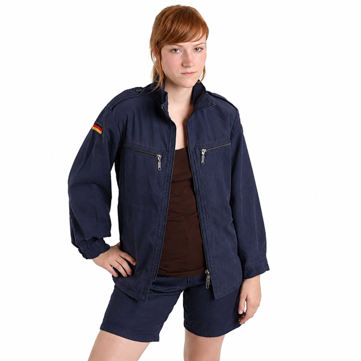 56 VEB German work jacket ナス紺 ドイツ ヴィンテージ West German Navy Work Jacket | Military Surplus | camoLOTS