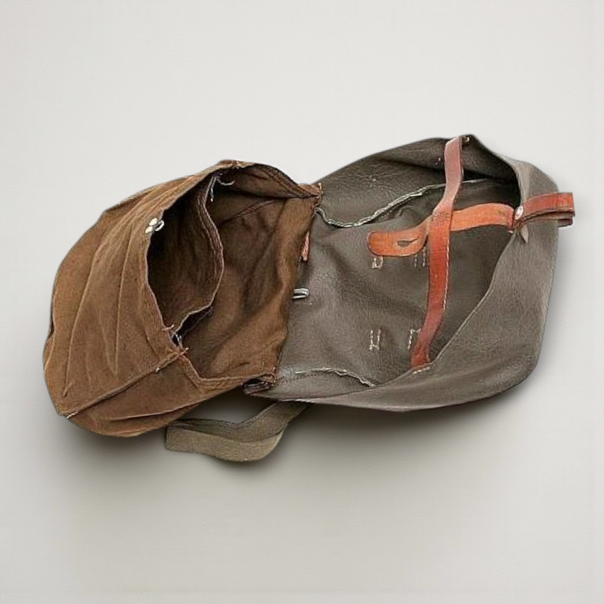 Vintage Swiss Bread Bag Satchel