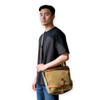 Vintage Swiss Bread Bag Satchel