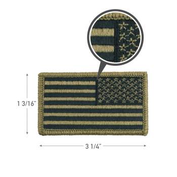 OCP American Flag Patch With Hook Back
