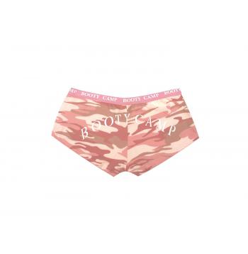 Baby Pink Camo "B-Camp" Booty Shorts