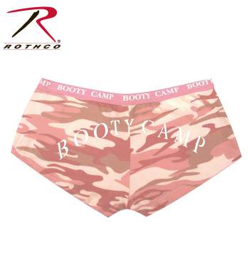 Baby Pink Camo "B-Camp" Booty Shorts