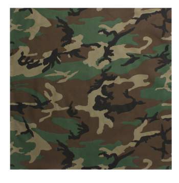 Large Camo Bandana