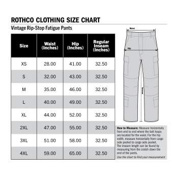 Vintage Style Vietnam Rip-Stop Fatigue Pants