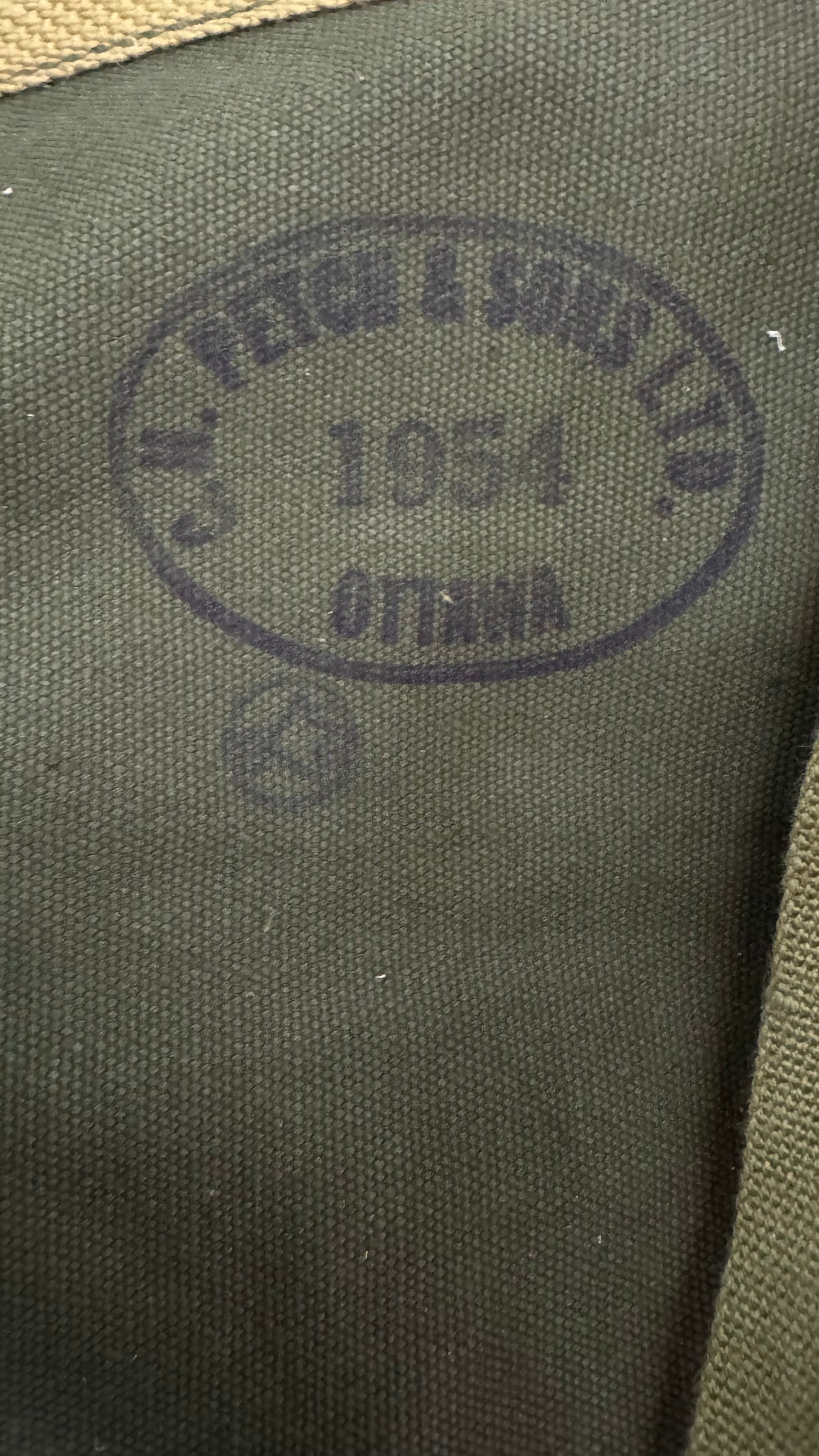 1950's CF Military Tool Roll, NEW Real Deal