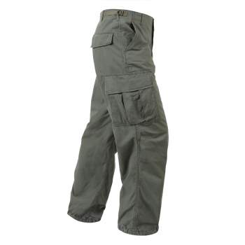 Vintage Style Vietnam Rip-Stop Fatigue Pants