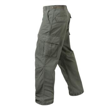 Vintage Style Vietnam Rip-Stop Fatigue Pants