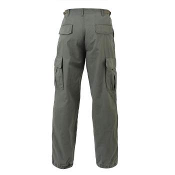 Vintage Style Vietnam Rip-Stop Fatigue Pants