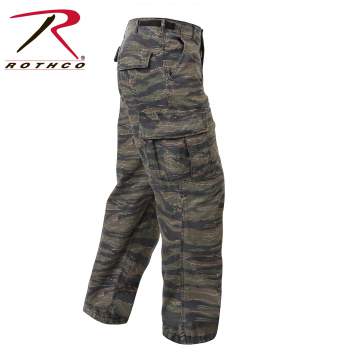 Vintage Style Vietnam Rip-Stop Fatigue Pants