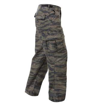 Vintage Style Vietnam Rip-Stop Fatigue Pants