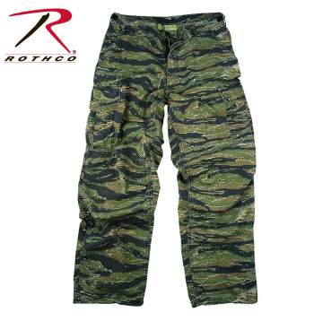 Vintage Style Vietnam Rip-Stop Fatigue Pants