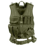 Cross Draw MOLLE Tactical Vest