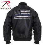 Thin Blue Line Flag MA-1 Flight Jacket