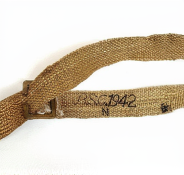 Vintage British WWII Era P08/P37 Supporting Strap / Khaki Issued