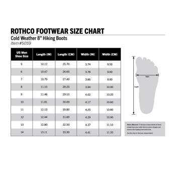 8" Cold Weather Hiking Boots