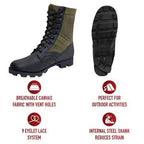Military Style Jungle Boots 8"