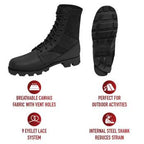 Military Style Jungle Boots 8"