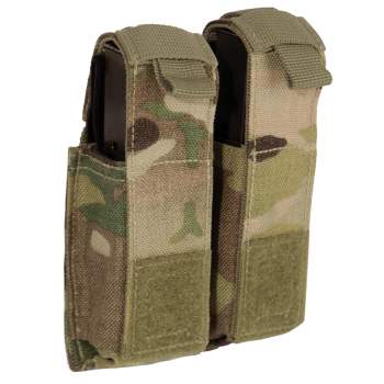 MOLLE Double Pistol Mag Pouch With Insert