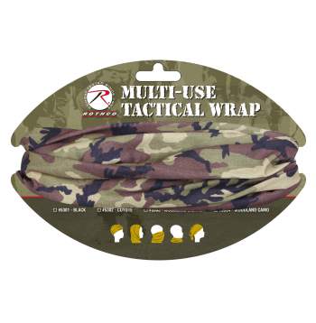 Multi-Use Neck Gaiter and Face Covering Tactical Wrap