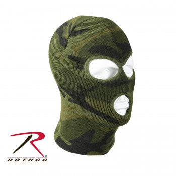 Deluxe Camo 3-Hole Face Mask