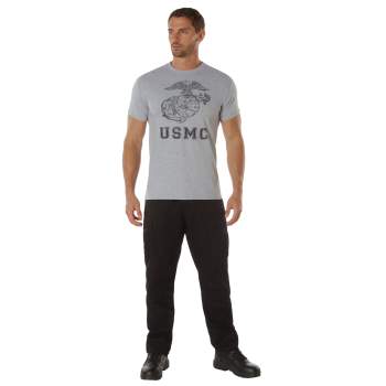 Graphic Print  T-Shirt USMC Eagle, Globe & Anchor