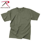 Solid Color 100% Cotton T-Shirt