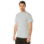 Solid Color Cotton / Polyester Blend Military T-Shirt
