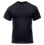 Solid Color Cotton / Polyester Blend Military T-Shirt