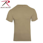 Solid Color Cotton / Polyester Blend Military T-Shirt