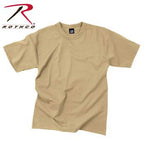 Solid Color Cotton / Polyester Blend Military T-Shirt