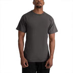 Solid Color Cotton / Polyester Blend Military T-Shirt