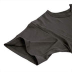 Solid Color Cotton / Polyester Blend Military T-Shirt