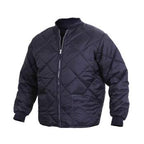 Diamond Nylon Quilted Flight Jacket