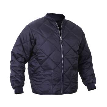 Diamond Nylon Quilted Flight Jacket