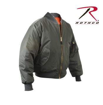 MA-1 Bomber Flight Jacket - Reversible Military Bomber Jacket