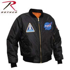 NASA MA-1 Flight Jacket - Black