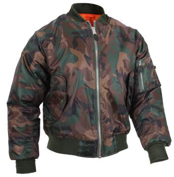MA-1 Bomber Flight Jacket - Reversible Military Bomber Jacket