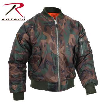 MA-1 Bomber Flight Jacket - Reversible Military Bomber Jacket
