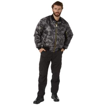 MA-1 Bomber Flight Jacket - Reversible Military Bomber Jacket