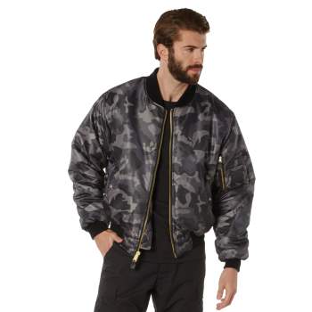 MA-1 Bomber Flight Jacket - Reversible Military Bomber Jacket