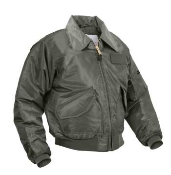 Rothco CWU-45P Flight Jacket Black and Sage Green