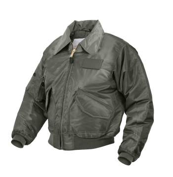Rothco CWU-45P Flight Jacket Black and Sage Green