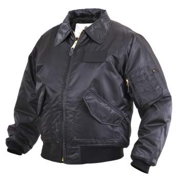 Rothco CWU-45P Flight Jacket Black and Sage Green