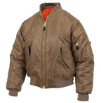 MA-1 Bomber Flight Jacket - Reversible Military Bomber Jacket