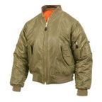 MA-1 Bomber Flight Jacket - Reversible Military Bomber Jacket