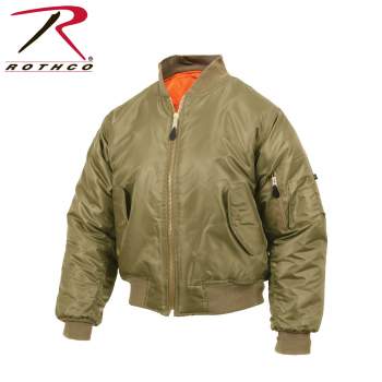MA-1 Bomber Flight Jacket - Reversible Military Bomber Jacket