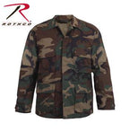 Camo Tactical BDU Jacket/Shirt- Military-Inspired Twill Combat Jacket/Shirt